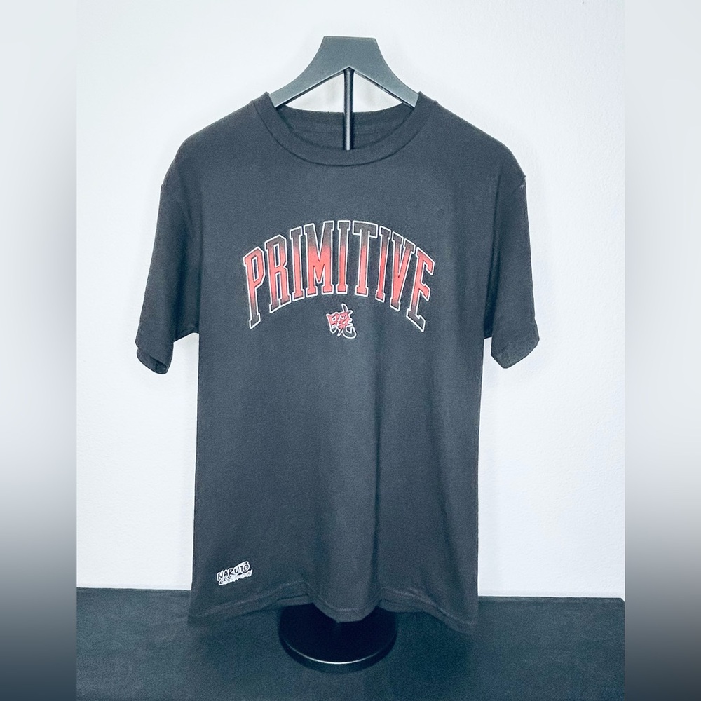 Primitive X Naruto Shippuden Akatsuki Collab Skate Tee Black Streetwear